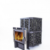 Печь банная "Катунь" со стеклом (сетка)